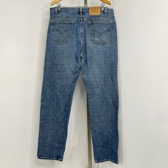 Vintage Levi’s 505 Orange Tab Medium Wash Jeans Made in the USA Size 38”X31.5” - Picture 3 of 6